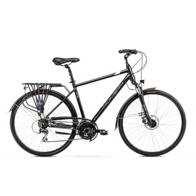 Trekingový bicykel Romet Wagant 4 28" čierno-biely 23" hliníkový 